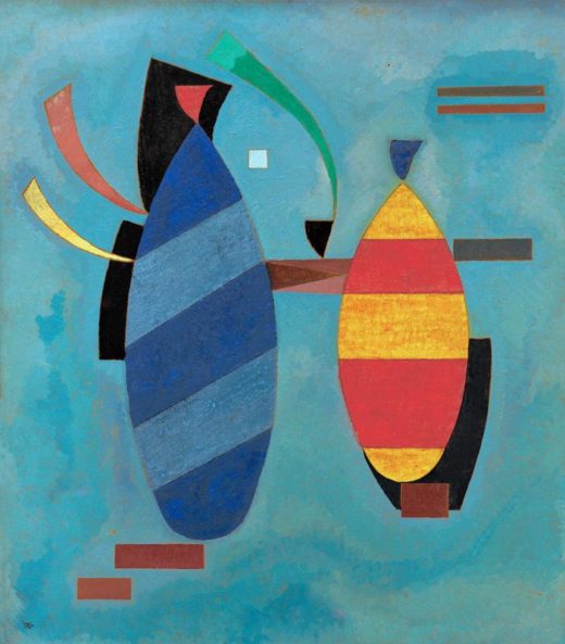 Wassily Kandinsky „Beide Gestreift“ 70 x 80 cm 1