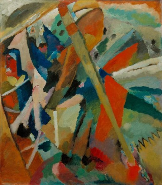 Wassily Kandinsky „Der Heilige Georg“ 95 x 107 cm 1