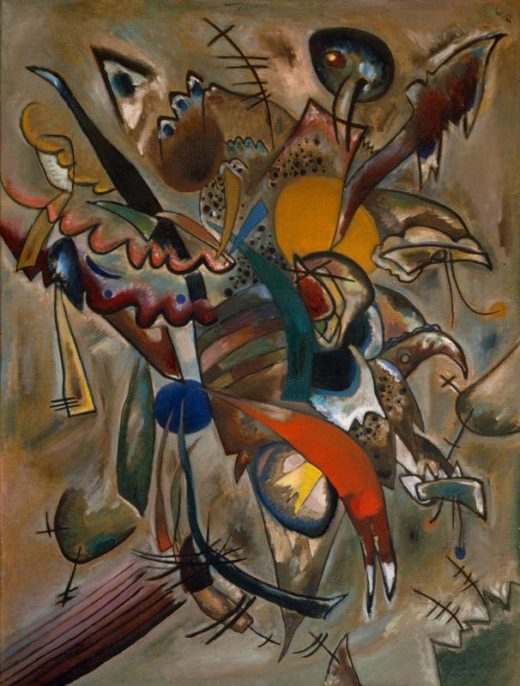 Wassily Kandinsky „Bild Mit Spitzen Komposition“ 95 x 126 cm 1