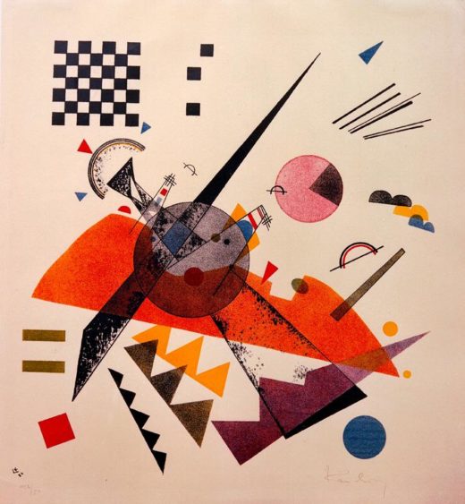 Wassily Kandinsky „Orange“ 38 x 40 cm 1