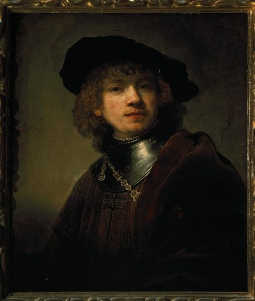 Rembrandt “Rembrand-Selbstbildnis-mit-dem-eisernen-Kragen“ 61 x 52 cm 1