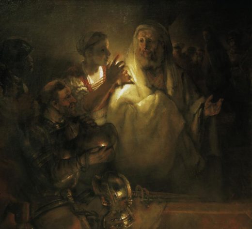 Rembrandt “Peter-Denies-Christ“ 154 x 169 cm 1