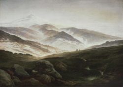 Caspar David Friedrich "Erinnerung an das Riesengebirge"  102 x 73 cm
