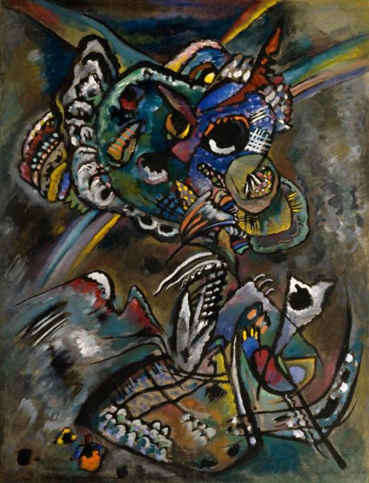 Wassily Kandinsky „Dämmerung“ 69 x 91 cm 1