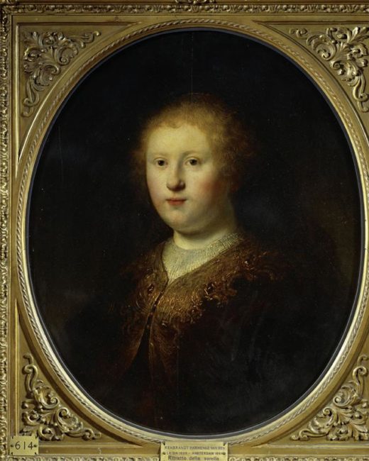 Rembrandt “Bildnis-einer-jungen-Frau“ 60 x 50 cm 1