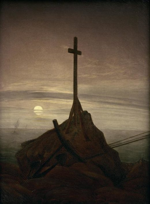 Caspar David Friedrich „Kreuz an der Ostsee“  34 x 46 cm 1