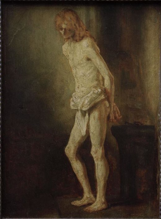 Rembrandt “Christus-an-der-Geißelsäule“ 34 x 25
