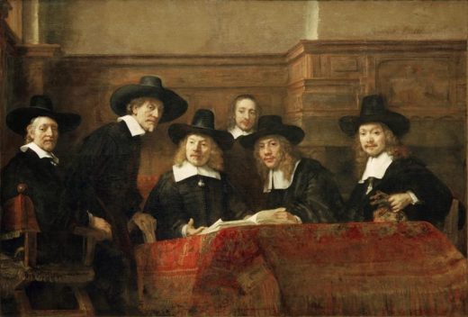 Rembrandt “Die-Staalmeesters“ 191