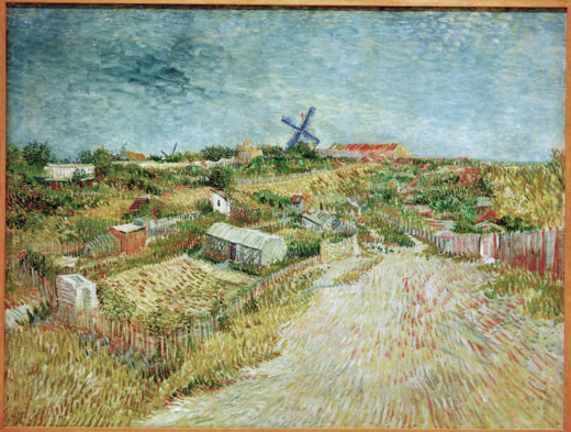Vincent van Gogh “Gemuesegaerten an der Butte Montmartre”, 96 x 120 cm 1