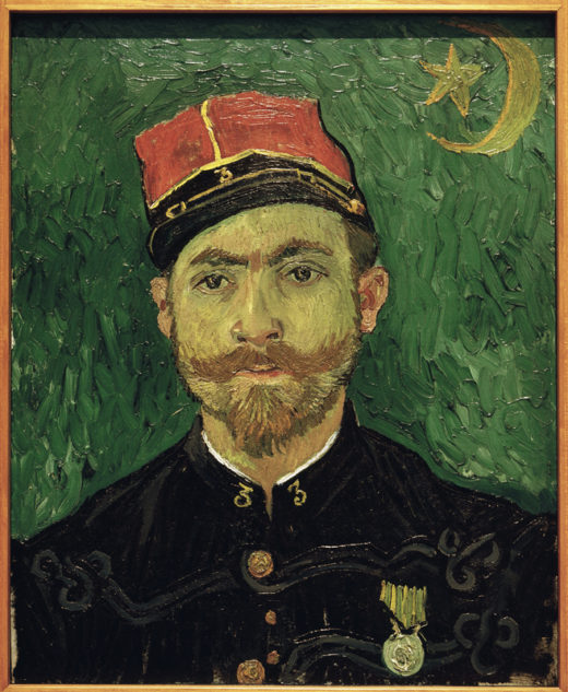 Vincent van Gogh “Portraet von Milliet” 60 x 49 cm 1