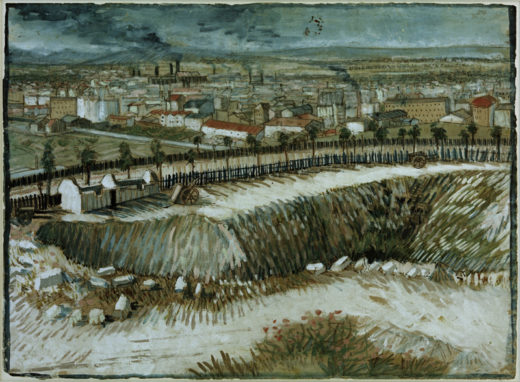 Vincent van Gogh “Industrielandschaft – Am Stadtrand von Paris nahe Montmartre” 39,5 x 53,5 cm 1