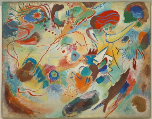 Wassily Kandinsky „Entwurf Zu Komposition“ 99 x 79 cm 1