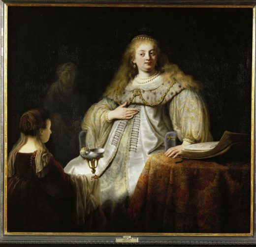 Rembrandt “Sophonisbe-empfängt-den-Giftbecher-auf-Befehl-ihres-Gatten“ 142 x 153 cm 1