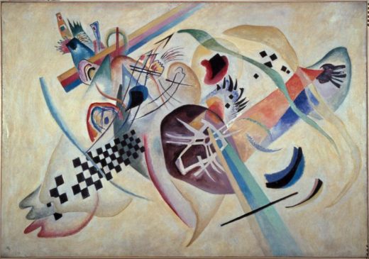 Wassily Kandinsky „Komposition Auf Weiss“ 138 x 95 cm 1