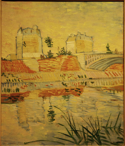 Vincent van Gogh “Pont de Clichy” (Bruecke von Clichy), 55 x 46,3 cm 1