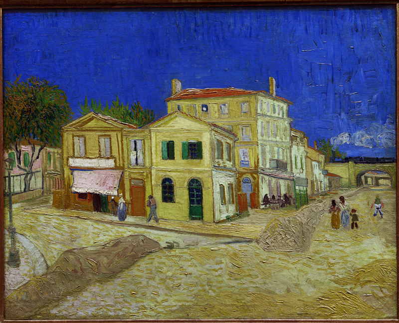 Kunstdruck Das Gelbe Haus von Vincent van Gogh