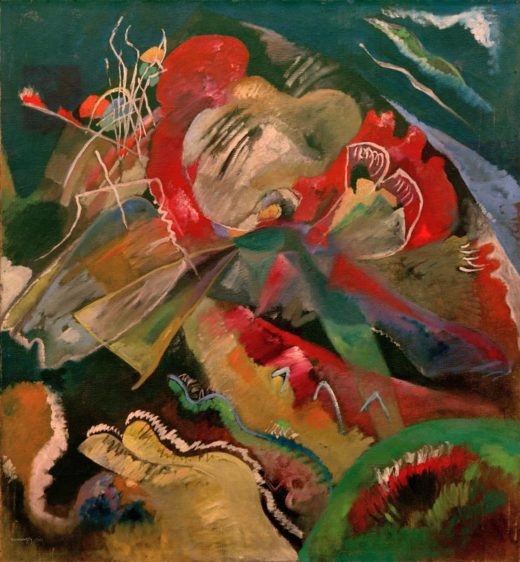 Wassily Kandinsky „Bild Mit Weißen Linien“ 110 x 120 cm 1