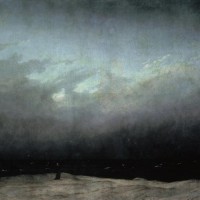 Caspar David Friedrich "Der Mönch am Meer"  171 x 110 cm
