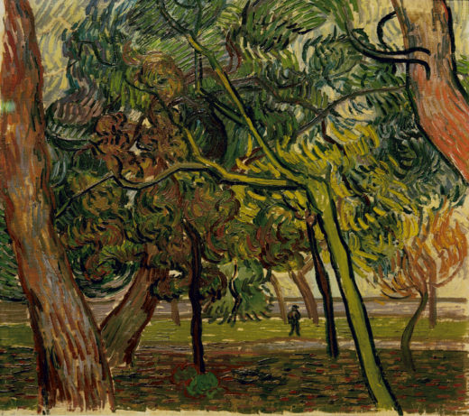 Vincent van Gogh “Studie mit Fichten im Herbst” (Pinien im Park) 46 x 51 cm 1