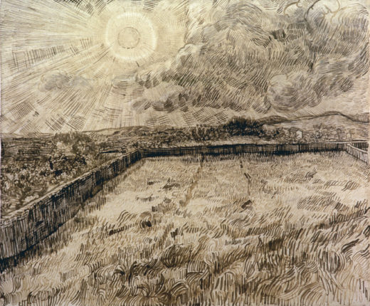 Vincent van Gogh “Felder und oelbaeume”, 47,4 x 56,5 cm 1
