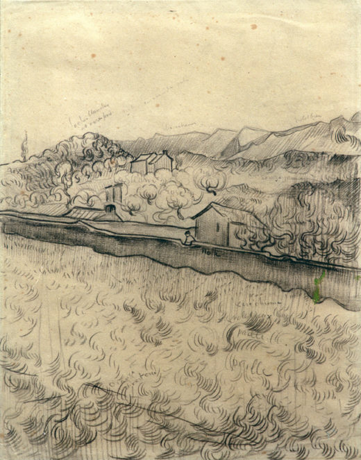 Vincent van Gogh “Ummauertes Feld” 31 x 23,5 cm 1