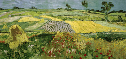 Vincent van Gogh “Die Ebene von Auvers” (Felder), 50 x 101 cm 1