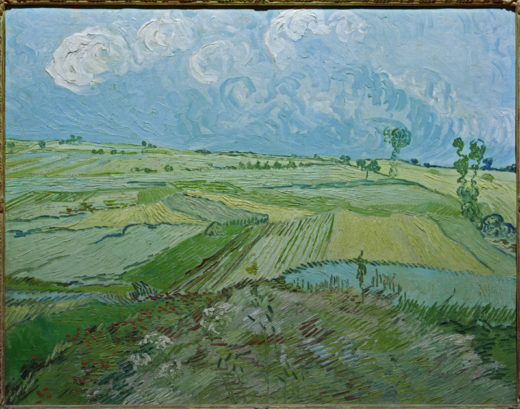 Vincent van Gogh “Weizenfelder in Auvers mit Regenwolken” 73 x 92 cm 1