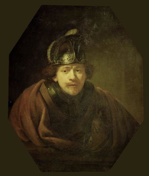 Rembrandt “Rembrand-Selbstbildnis-als-Krieger“ 80