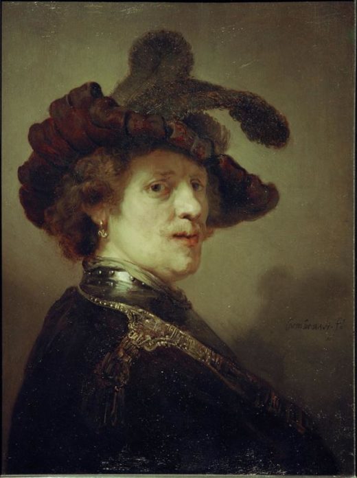 Rembrandt “Rembrand-Selbstbildnis-mit-Federhut“ 62