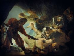 Rembrandt “Die-Blendung-Simsons“ 206 x 276 cm