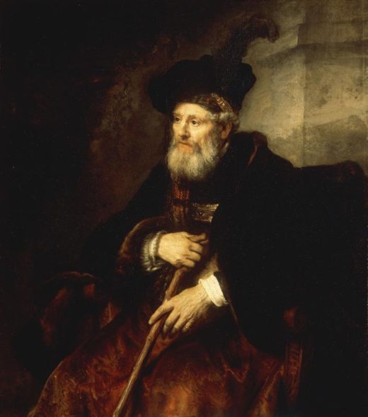 Rembrandt “Bildnis-eines-sitzenden-alten-Mannes“ 128 x 112 cm 1