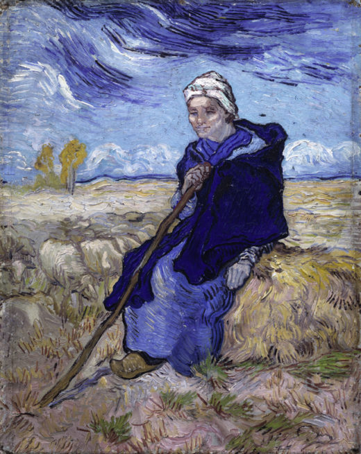 Vincent van Gogh “Die Schaeferin” (nach Millet), 52,7 x 40,7 cm 1