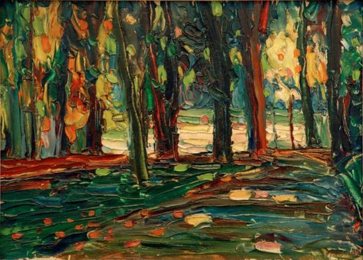Wassily Kandinsky „Im Parkon Saint Cloud“ 37 x 24 cm 1