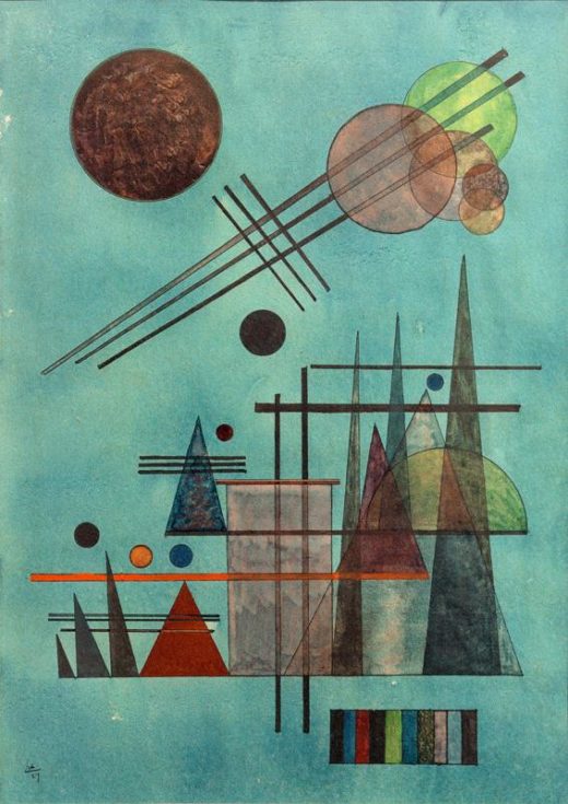 Wassily Kandinsky „Quer Und Hoch“ 24 x 34 cm 1