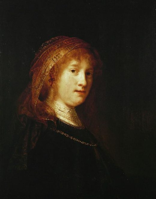 Rembrandt “Saskia-mit-Schleier“ 59 x 45 cm 1