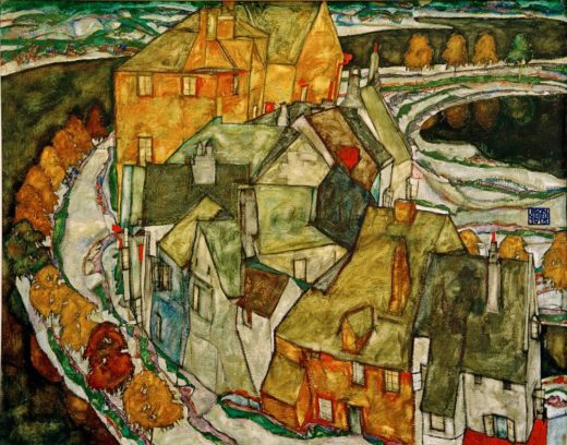 Egon Schiele „Der Häuserbogen“ 141 x 110 cm 1