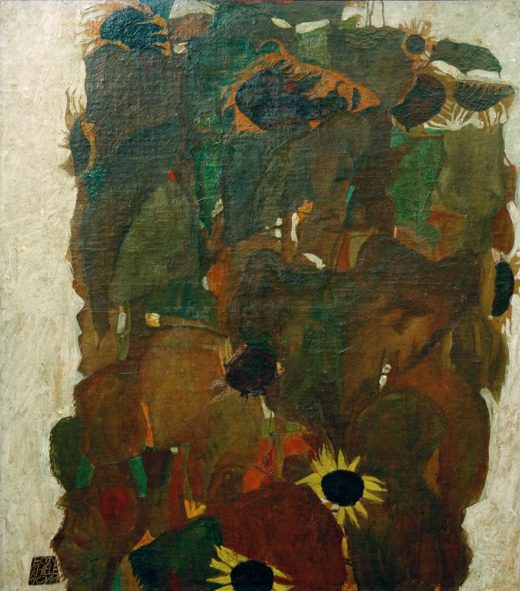 Egon Schiele „Sonnenblumen 1“ 81 x 90 cm 1