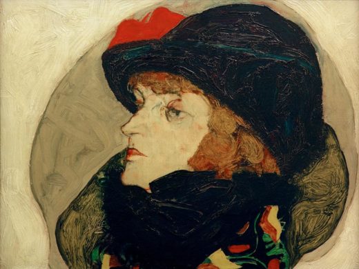 Egon Schiele „Bildnis Ida Roessler“ 39 x 32 cm 1
