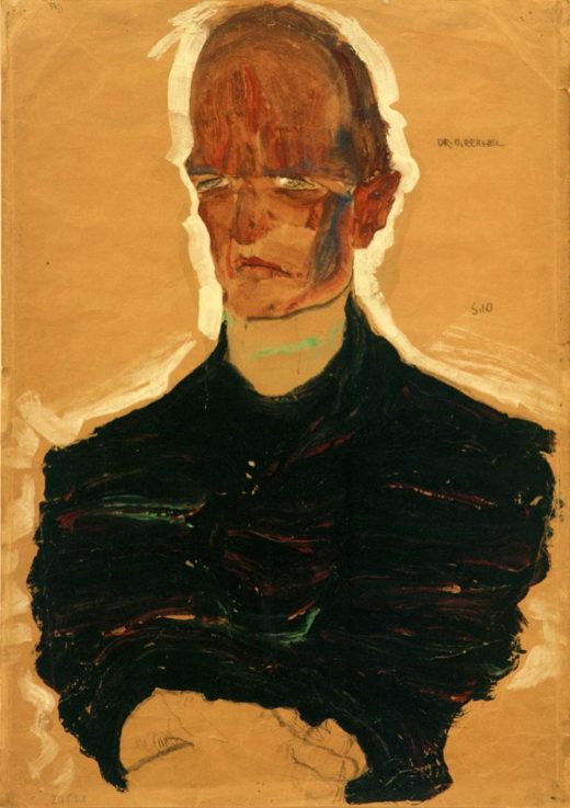 Egon Schiele „Bildnis Oskar Reichel“ 31 x 45 cm 1