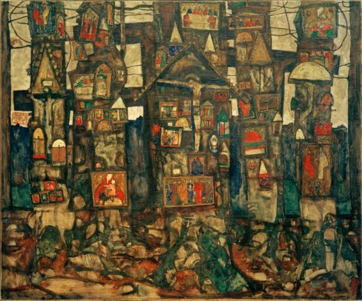 Egon Schiele „Waldandacht“ 120 x 100 cm 1