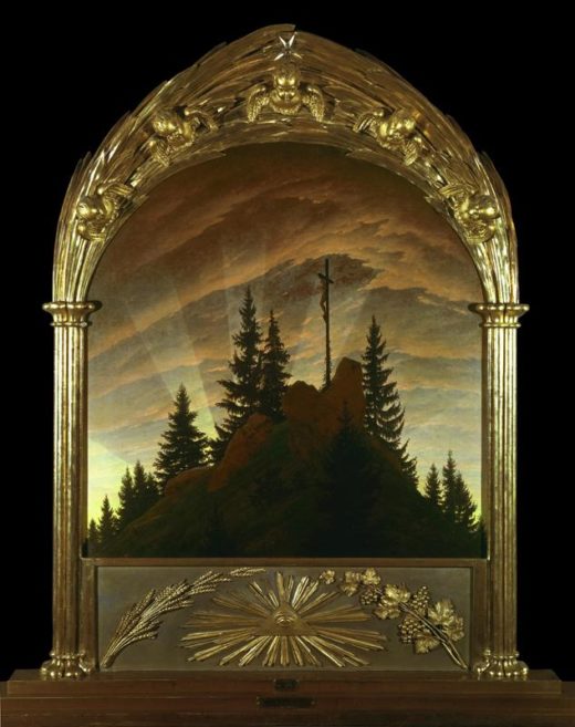 Caspar David Friedrich „Das Kreuz im Gebirge“  110 x 115 cm 1