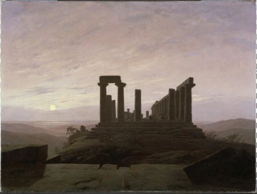 Caspar David Friedrich „Junotempel in Agrigent“  72 x 54 cm 1