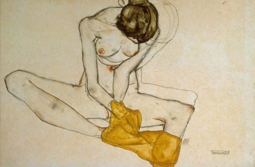 Egon Schiele „Weiblicher Akt“ 47 x 31 cm 1