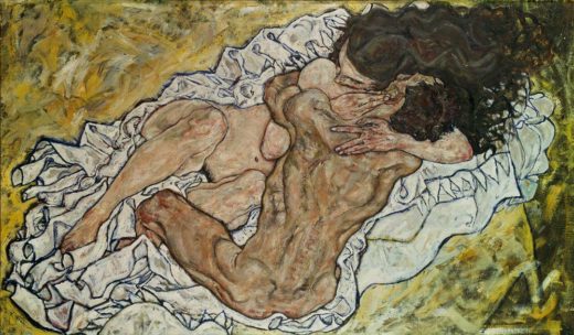 Egon Schiele „Umarmung“ 70 x 100 cm 1