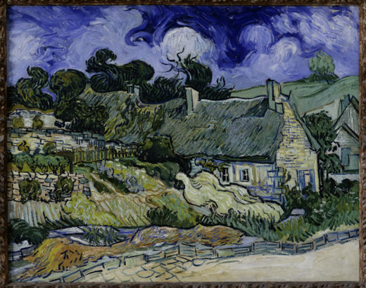 Vincent van Gogh “Strohgedeckte Haeuser in Cordeville 75 x 92 cm 1