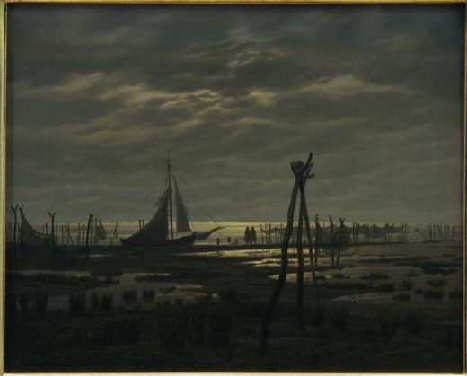 Caspar David Friedrich „Sumpfiger Strand“  31 x 25 cm 1