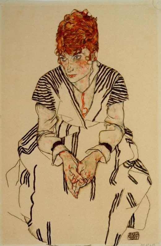 Egon Schiele „Adele Harms“ 29 x 44 cm 1