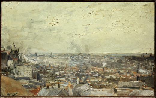 Vincent van Gogh “Blick auf Paris vom Montmartre” 38,5 x 61,5 cm 1