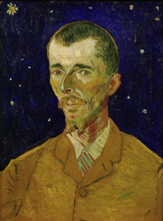 Vincent van Gogh “Bildnis des belgischen Dichters Eugene Boch” 60 x 45 cm 1