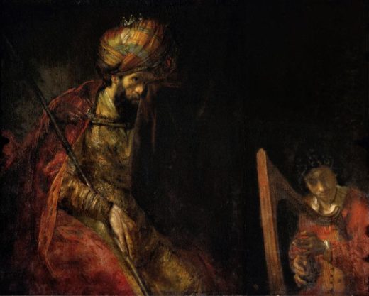 Rembrandt “David-und-Saul“ 131 x 164 cm 1